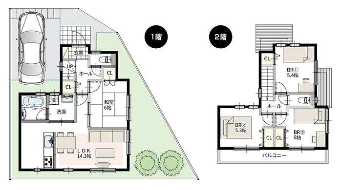 No.10区画 間取り図