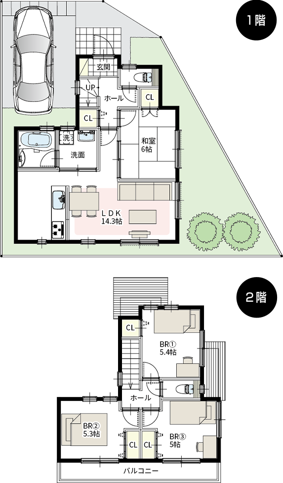 No.10区画 間取り図